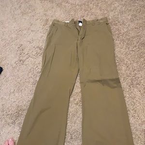 Banana Republic Khaki Boot Cut Pants 35x32